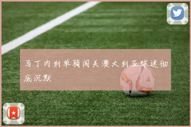 马丁内利单骑闯关澳大利亚球迷彻底沉默
